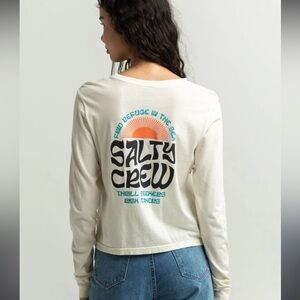 Salty Crew Refuge Cropped Long Sleeve